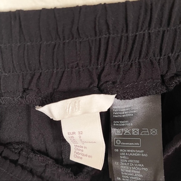 H&M Black Maxi Skirt with Adjustable Waist Belt - Picture 6 of 7